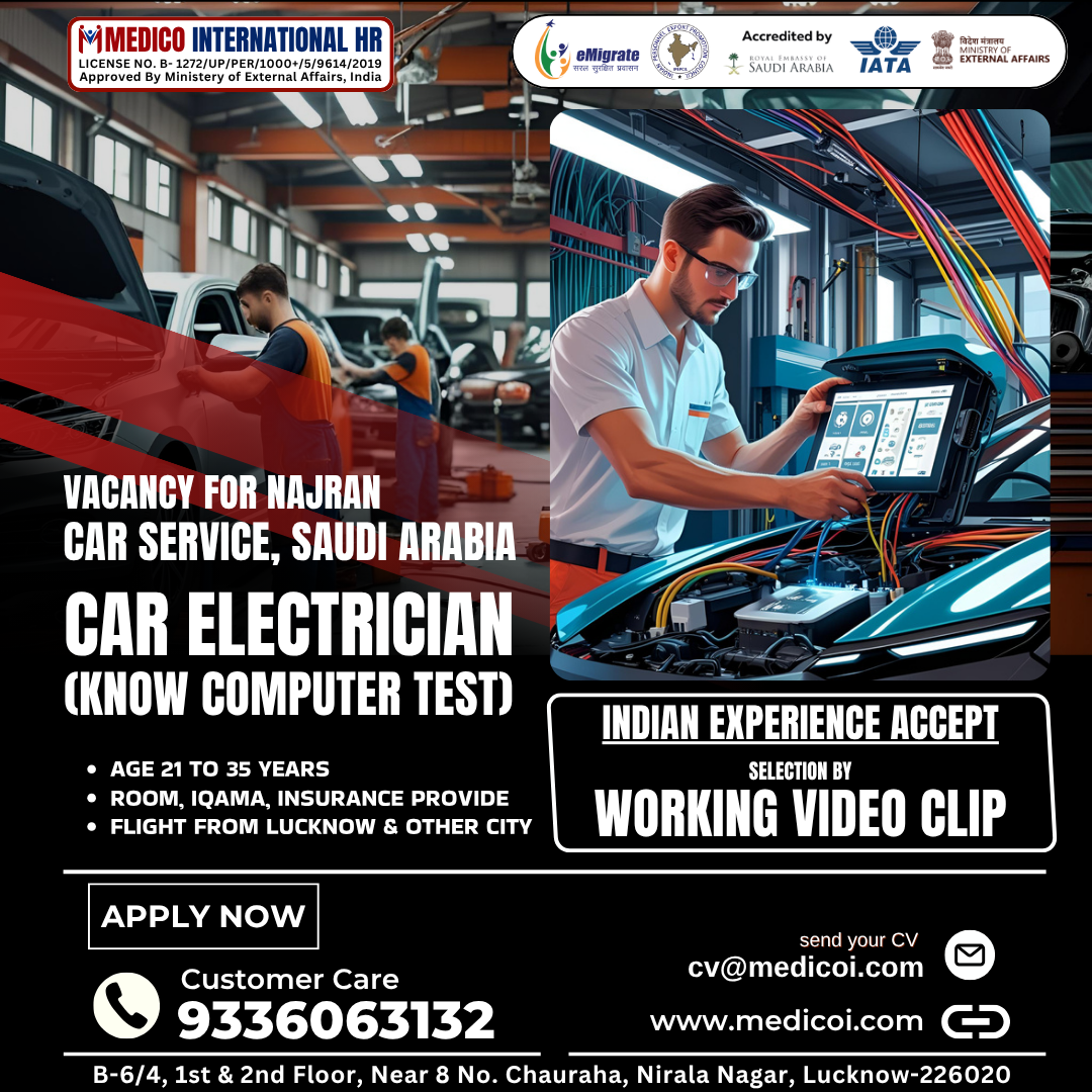 Car Electrician – Know Computer Test