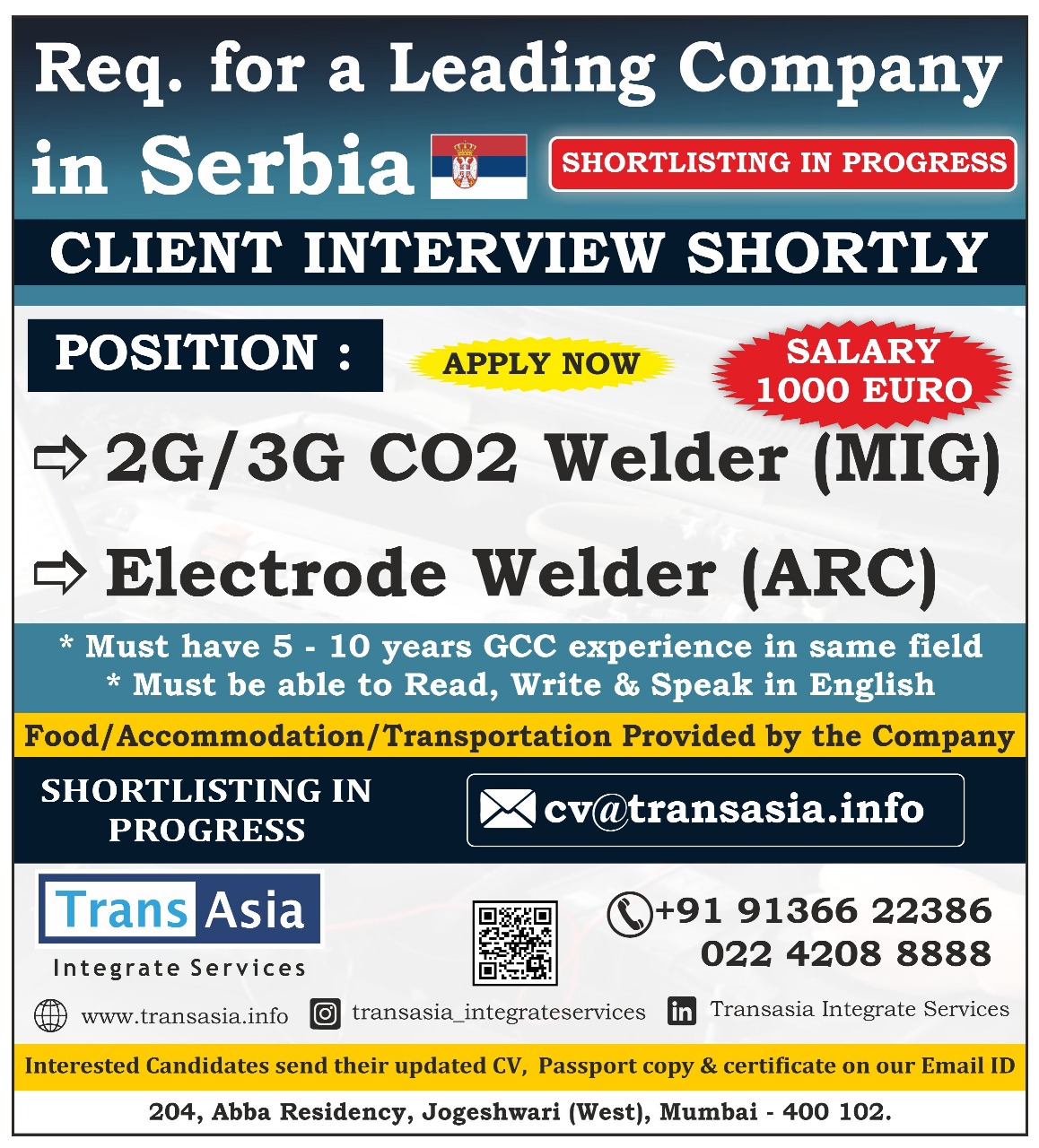 req. for a leading company in serbia