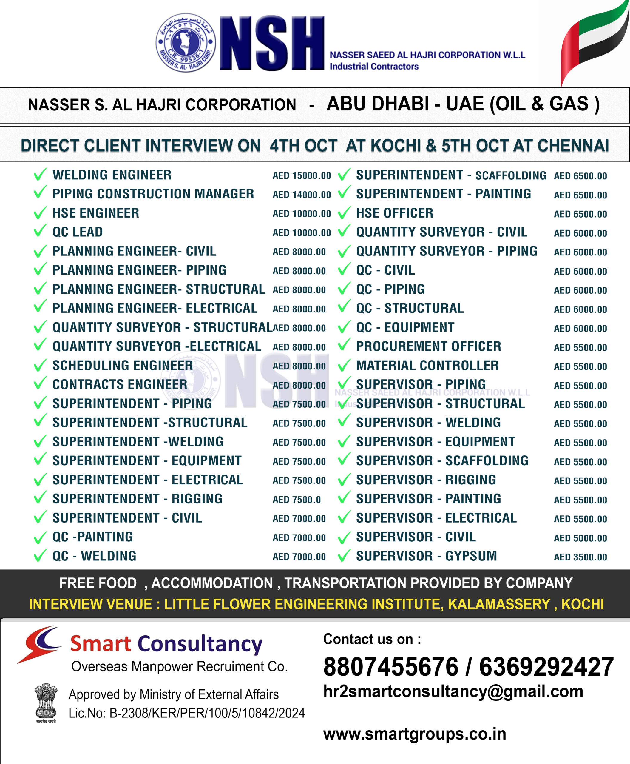 NSH-OCT-COK-CHENNAI