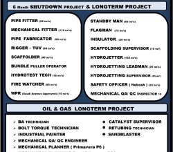 SHUTDWON & LONG TERM OIL & GA PROJECT | DIRECT CLIENT INTERVIEW IN CHENNAI @ JUNE LAST WEEK 2025