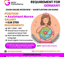 Urgent Hiring for GERMANY