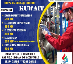 DIRECT CLIENT INTERIVIEW ON 22.06.2025 @ COCHIN