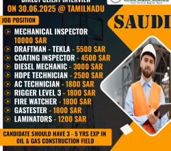 DIRECT CLIENT INTERVIEW ON 30.06.2025 @ CHENNAI