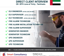 Easa Saleh Al Gurg GroupUAE – DUBAI DIRECT CLIENT INTERVIEW ON 29TH June at Trichy , Tamilnadu.